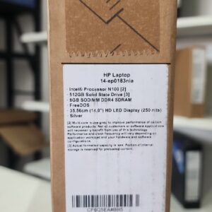 HP Silver 8GB ram 512 SSD intel Processor
